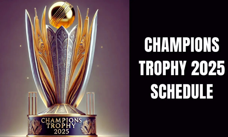 Champions Trophy 2025 schedule